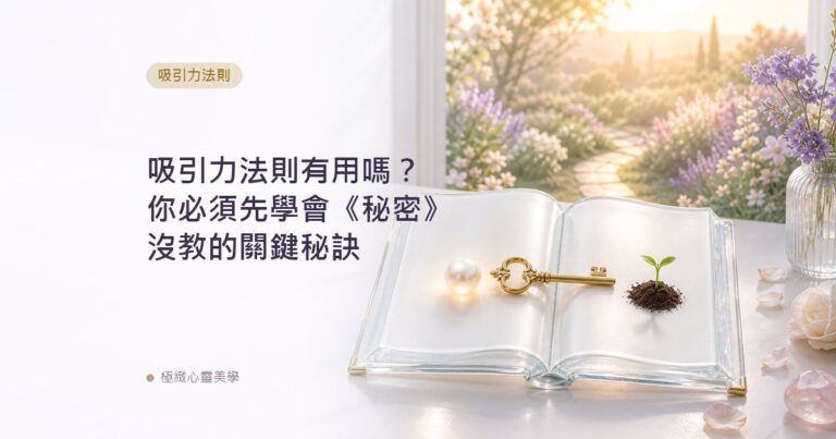 吸引力法則有用嗎？你必須先學會《秘密》沒教的關鍵秘訣